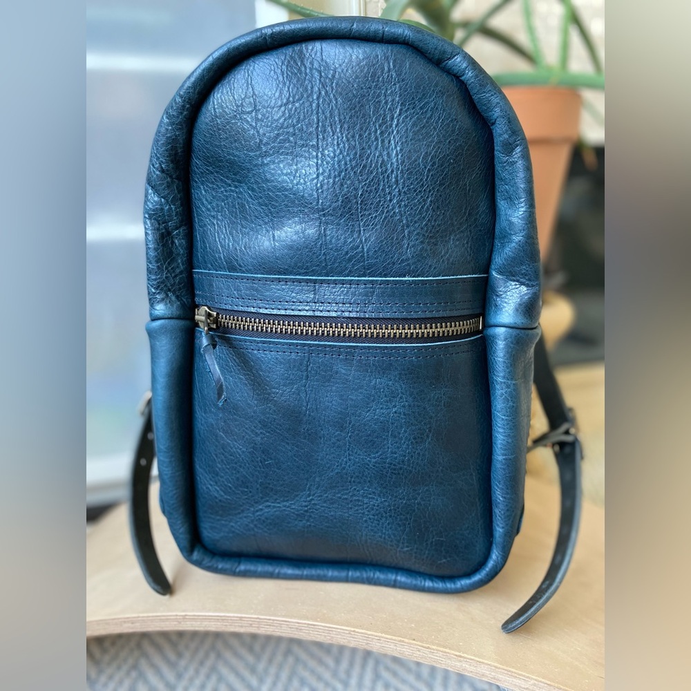 Go Forth Goods Indigo Bison Backpack